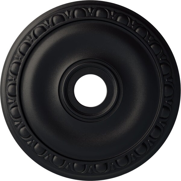 Ekena Millwork Jackson Ceiling Medallion (Fits Canopies up to 5 1/8"), 20"OD x 3 5/8"ID x 1"P, Steel Gray CM20JASGS - main